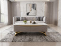 Modern Nesting Sintered Stone/Marble Coffee Table Set