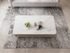 Modern Nesting Sintered Stone/Marble Coffee Table Set