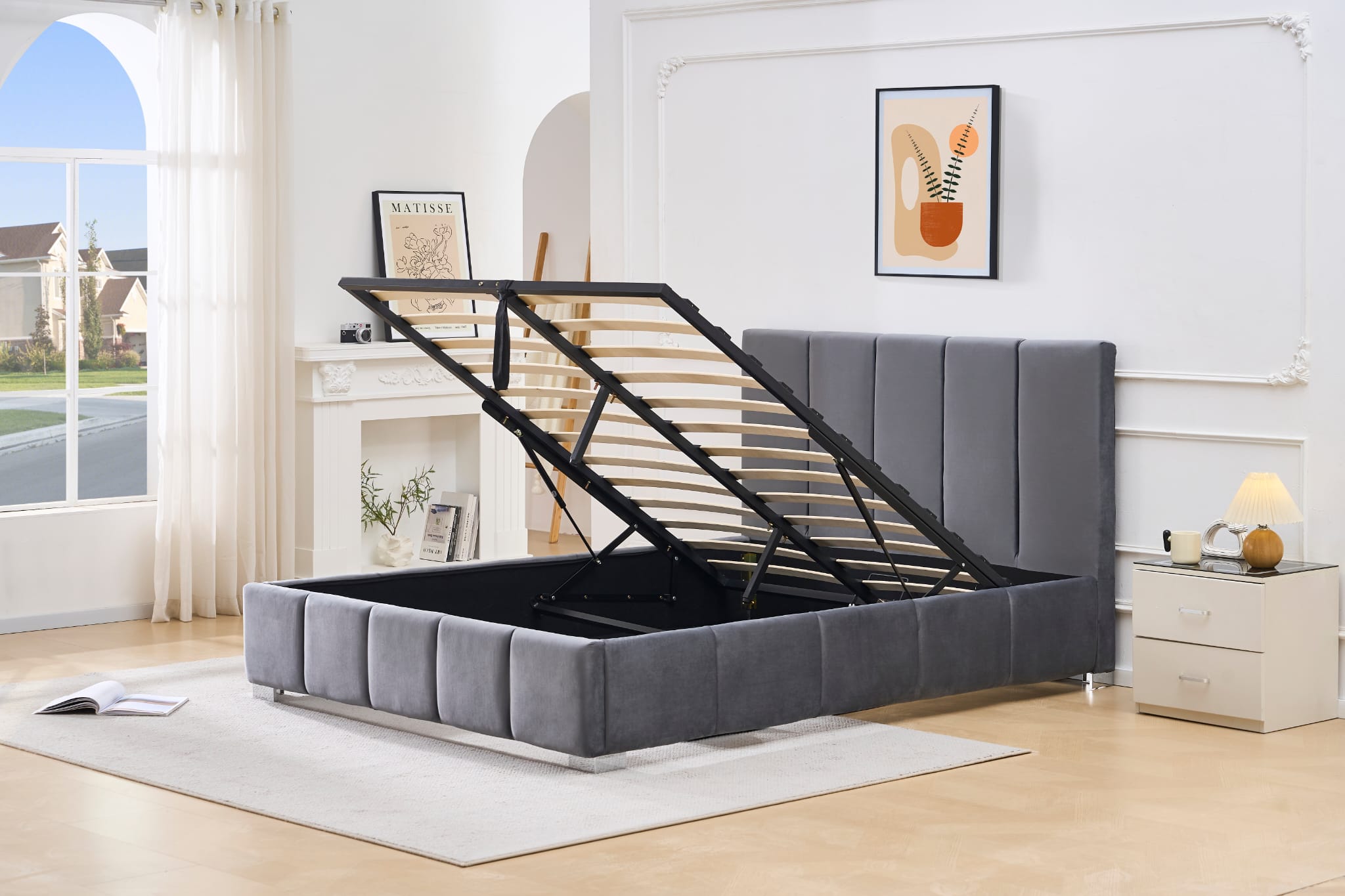 Brand new Hydraulic lift up Storage bed
