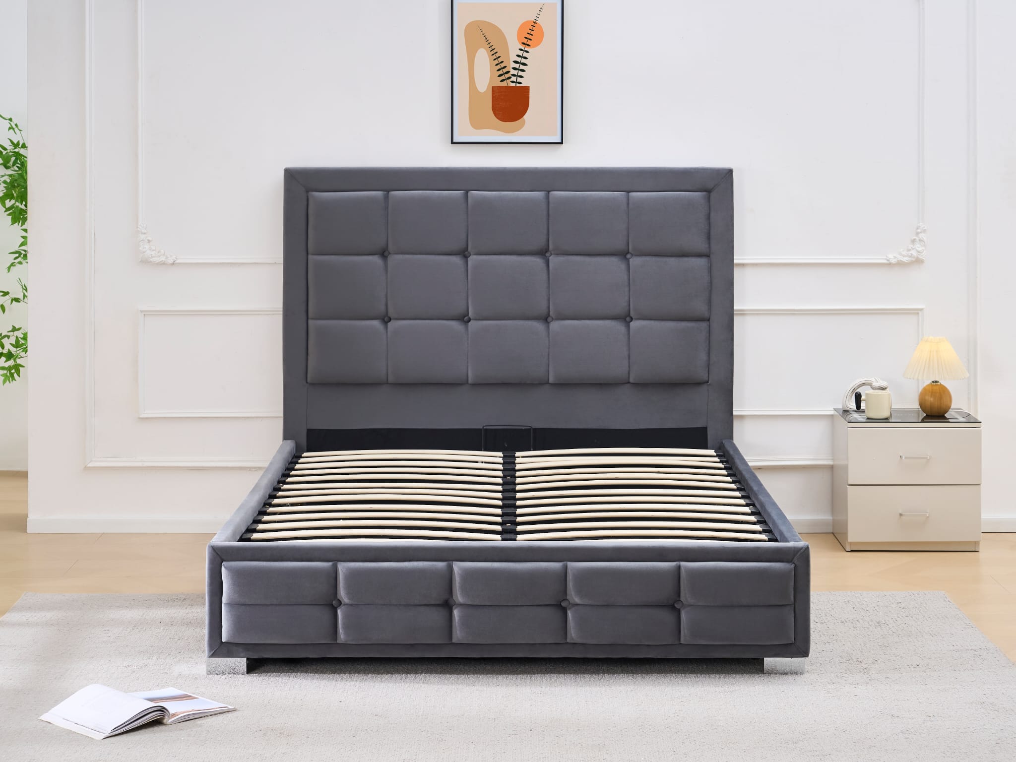 Brand new hydraulic lift up Storage bed