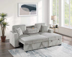 L-Shape Sofa Bed with Integrated Storage