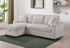 L-Shape Sofa Bed with Integrated Storage
