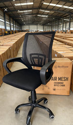 Ergo-Mesh Mid-Back Office Chair with Built-in Lumbar Support