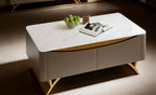 Luxe-Gold Marble Centerpiece