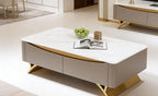 Luxe-Gold Marble Centerpiece