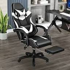 Achilles Pro Series Ergonomic Gaming Chair with Footrest & Lumbar Support
