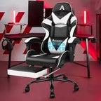 Achilles Pro Series Ergonomic Gaming Chair with Footrest & Lumbar Support