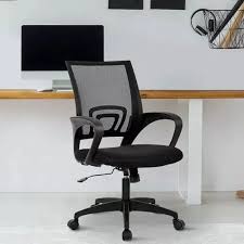 Ergo-Mesh Mid-Back Office Chair with Built-in Lumbar Support